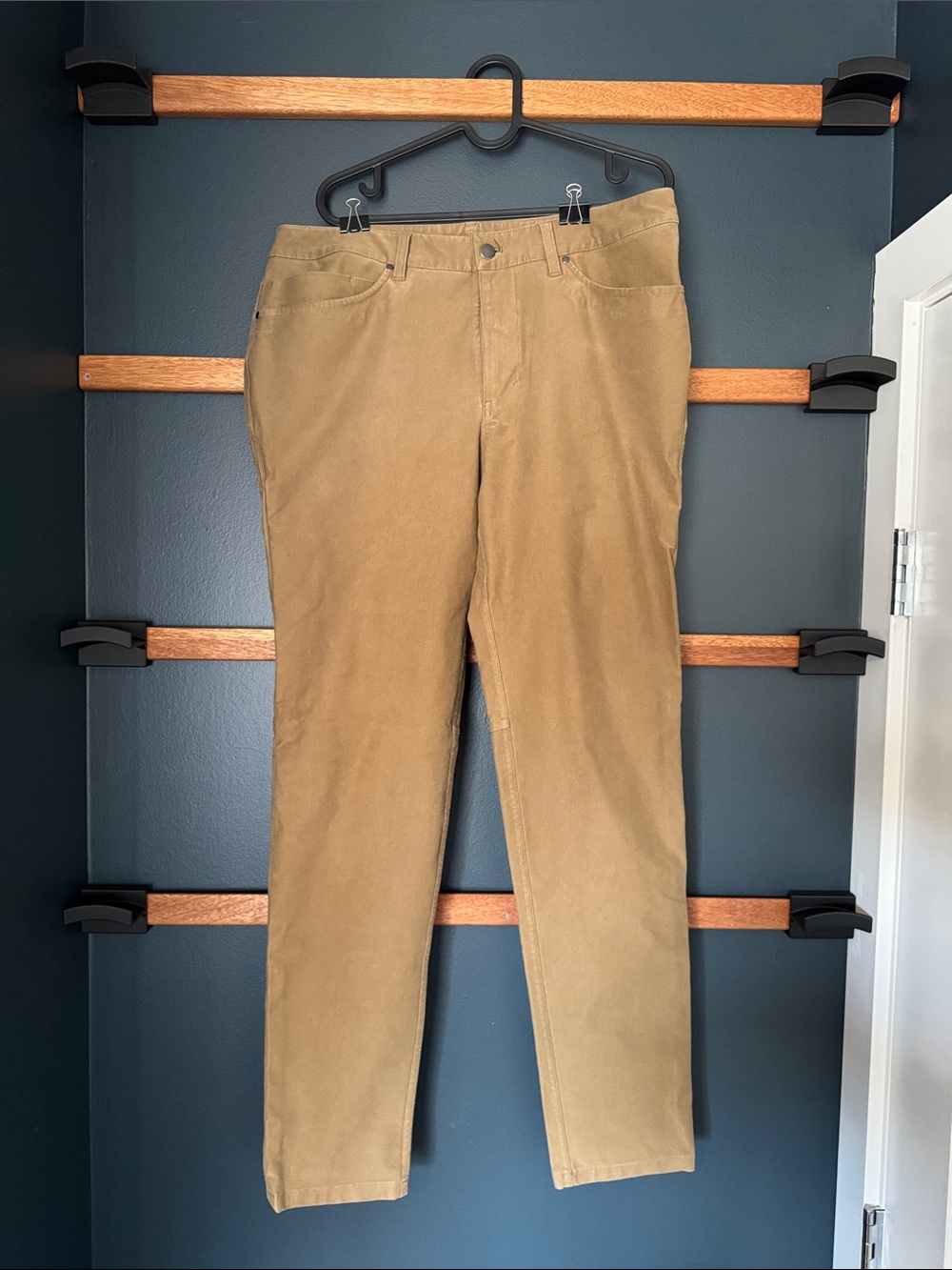 lululemon athletica utilitech Men's Chino Pants in Tan